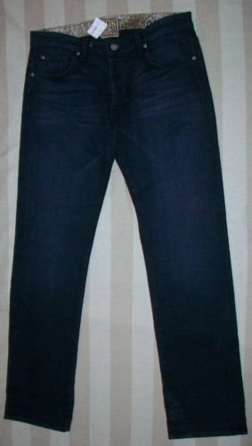 NEW RICH & SKINNY Dk Wash Straight Leg Jeans 26 33 $196