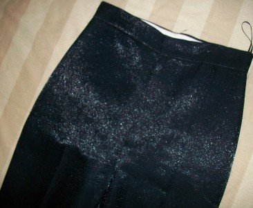 NWT Y & KEI Shimmer Lurex Trouser Pants 40 4 $890 NEW