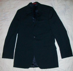 NWT Alfani Blue Stripe Wool Sports Coat Blazer 38L NEW