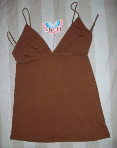 NWT LOVE From YA-YA Triangle Cami Tank Top NEW 4 $98