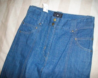NEW JEAN D'ARC High Waist Wide Leg Jeans 27 28 x34 $242