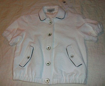 NWT Adam Lippes White Boucle Cotton Blazer 6 NEW $465