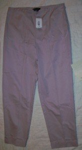 NWT Sutton Studio Purple Light Slacks Pants 8P NEW $79