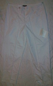 NWT Sutton Studio Ivory Light Slacks Pants 12P NEW $79