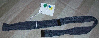 NWT Gunex Cucinelli Italy Denim Wrap Tie Belt 6 $165