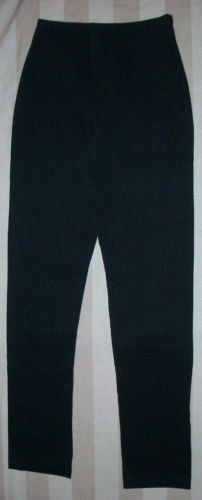 NEW KRISTENSEN DU NORD Flat Front Black Pants 1 XS $335