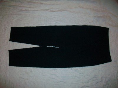 NWT HACHE Italy Black Flat Front Cotton Pants 40 28$380