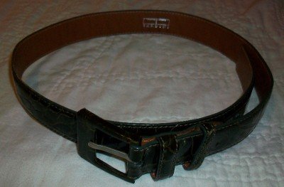 Tardini Italy 100% Alligator Leather Belt 28 NEW $595