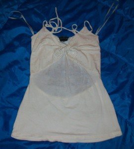 Susie Mooratoff Keyhole Back Sparkle Tank Top XS $135