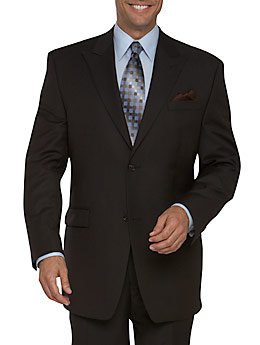 3 Button Brown Suit, 44R ONLY