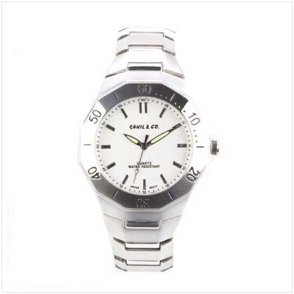 Men's Silver Stretch Link Watch