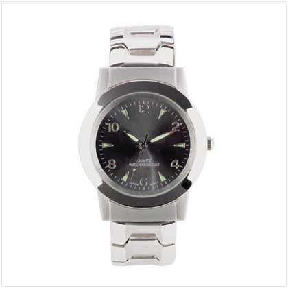 Men's Silver Metal Links Watch