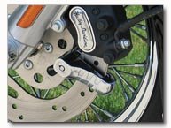 Diamond Plate Motorcycle Disc Lock