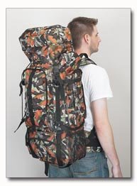 Maxam Brand Extra Large Backpack with Elusion Camouflage by Michael Collins