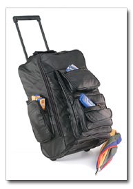 Leather Backpack/Rolling Cart