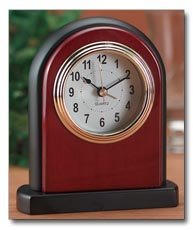 Kassel Wood Quartz Alarm Clock