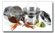 Steam Control Steel Spaghetti Cooker
