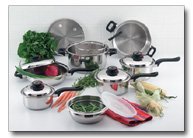 ForeverWareTM 15pc 9-ply Stainless Steel Cookware Set