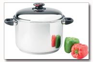 The Steam ControlTM 12qt 5-Ply 304 Surgical Stainless Steel Stock Pot
