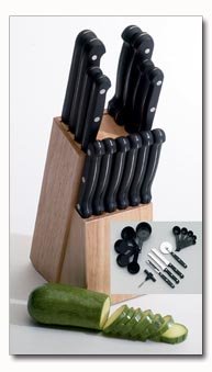 Maxam 44pc Kitchen Cutlery Set