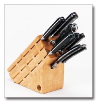 Maxam 8pc Cutlery in wood block