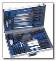 Slitzer 21pc Professional ChefsCutlery Set in Case