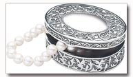 Sterlingcraft Antique Silverplated Jewelry Box