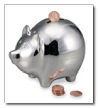 Sterlingcraft Silverplated Piggy Bank
