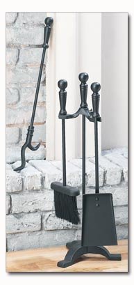 Maxam 4pc Fireplace Tool Set
