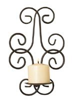 Savannah Wrought Iron Wall Sconce