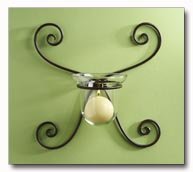 Luca Bella Home Gabrielle Wrought Iron Wall Sconce