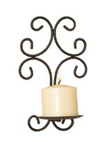 Wrought Iron Wall Sconce