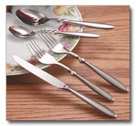 Nikita Bistro 20pc Stainless Steel Flatware Set