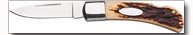 Maxam Jig Bone Style Lockback Pocket Knife with honed blade