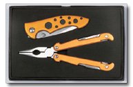 Maxam 2pc Plier tool and Lockback Knife set