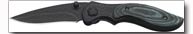 Maxam Rough Black Liner Lock Knife
