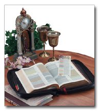 Embassy Italian Stone Design Genuine Leather Bible Cover