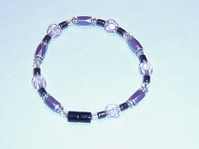 HEM6 - Magnetic Hematite - Bracelet or Anklet - 7 1/4 In