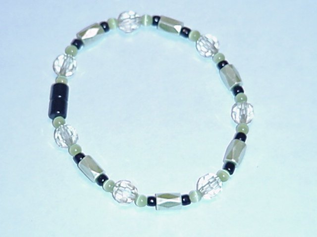 HEM15 - Magnetic Hematite - Bracelet or Anklet - 8 In