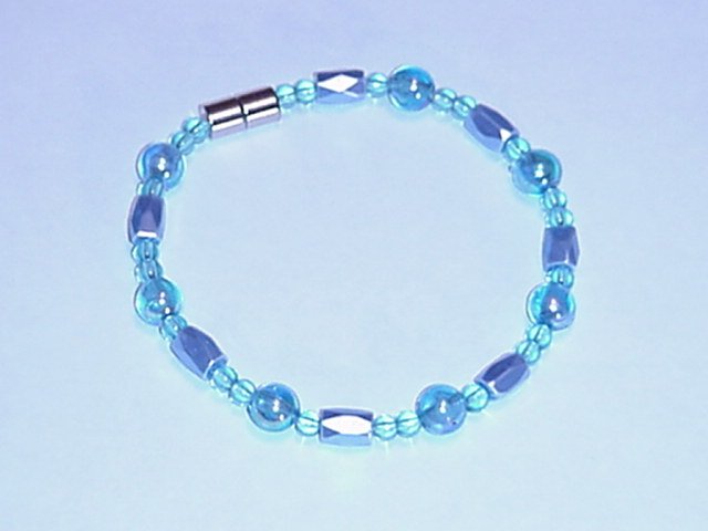HEM21 - Magnetic Hematite - Bracelet or Anklet - 8 In