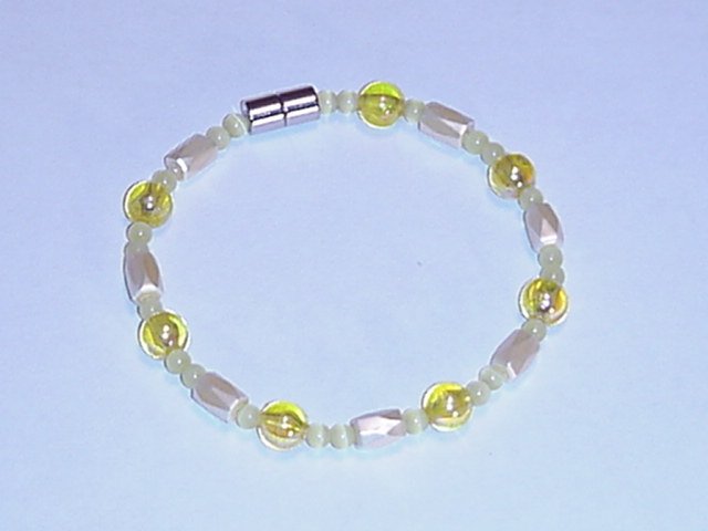 HEM20 - Magnetic Hematite - Bracelet or Anklet - 8 In