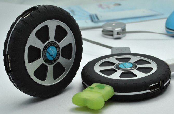 usb hub in tire shape 2.0