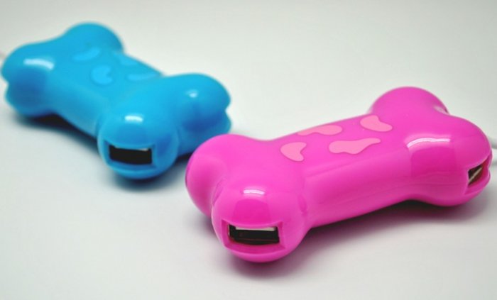 usb hub in bone shape 2.0