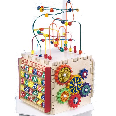 Anatex Deluxe Mini Play Cube Five fun toys include Rollercoaster Pathfinder