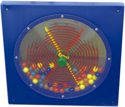 A SENSORY ADVENTURE! Busy Cube - Paddle Wheel Wall Panel beautifully crafted toy