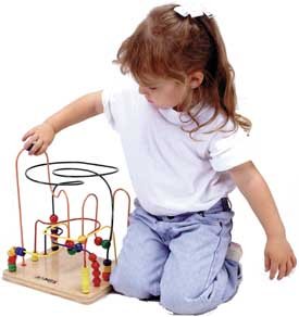 Mini Rollercoaster eye-hand coordination, shape color recognitions