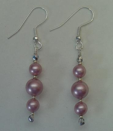 SWAROVSKI PEARL~POWDER ROSE ~