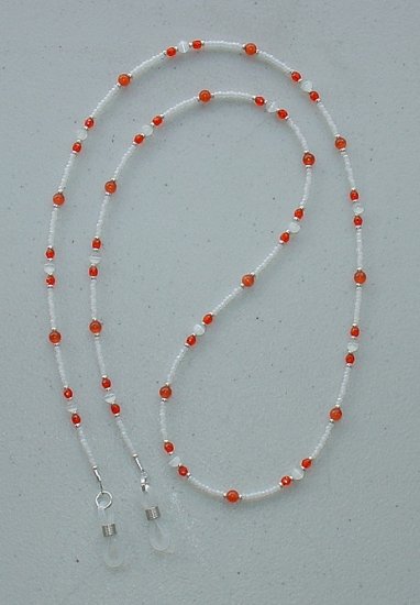 ORANGE SHERBERT~EYEGLASS HOLDER