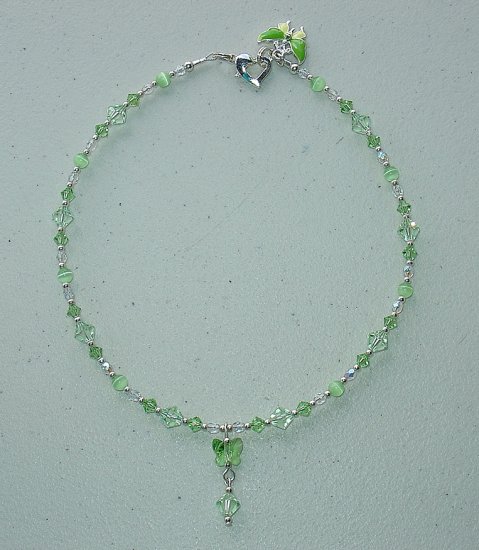 NEW~LIL PRINCESS~SWAROVSKI BUTTERFLY~CHILDS DROP NECKLACE