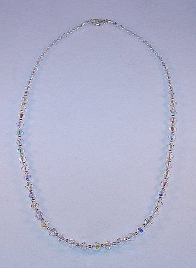 SWAROVSKI GRADUATED CRYSTAL AB NECKLACE